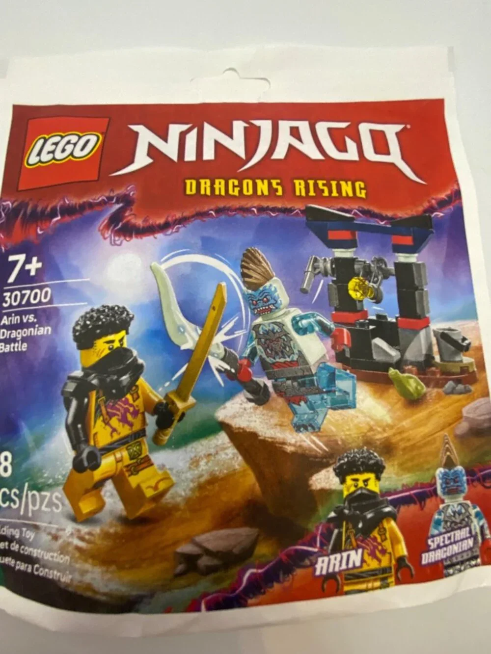 2 LEGO Ninjago Dragons Rising 30700 Arin Vs. Dragonian Battle 48-Piece Building - Picture 7 of 8